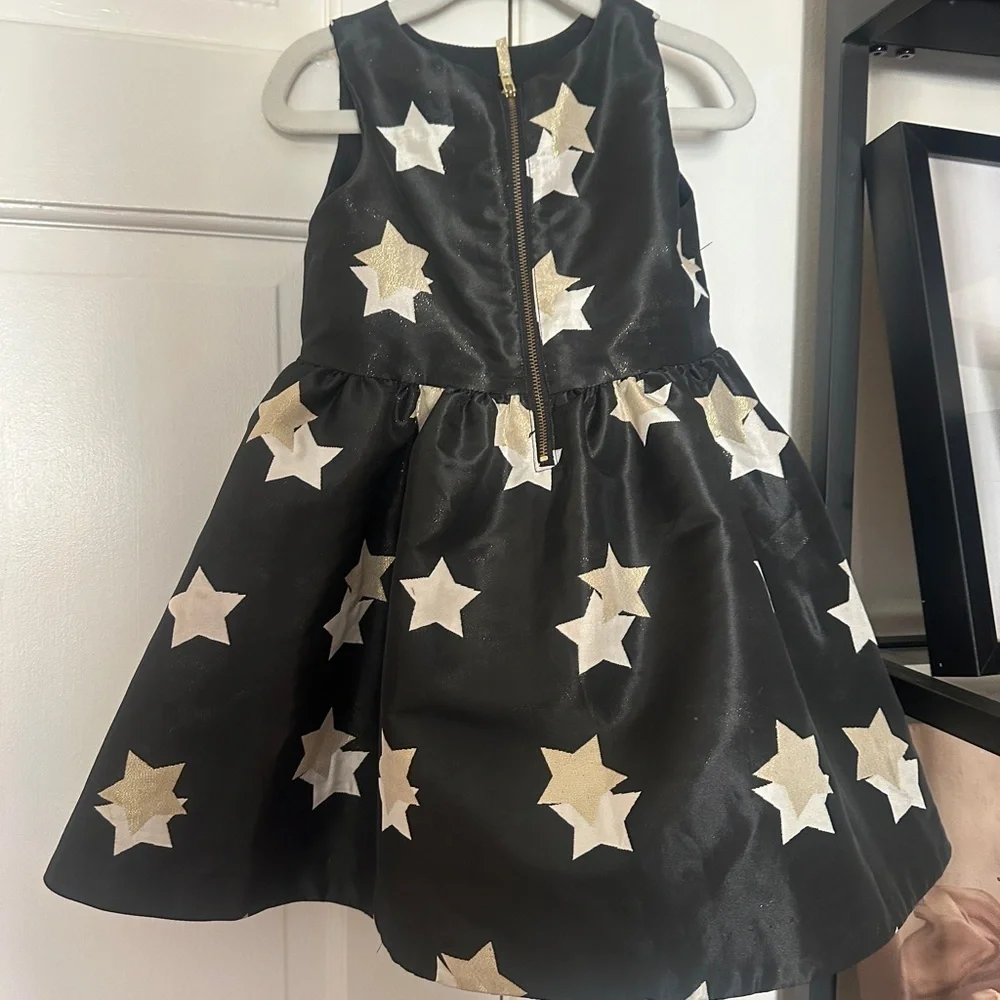 Girls Gymboree Black and Star Dress 3T